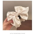 thumbnail image 2 of Large Bow Hair Claw Clips for Women Mesh Bubble Hair Barrettes for Thick Thin Hair Elegant Chiffon Silk Hair Accessories, 2 of 5