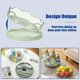thumbnail image 3 of 1 estante giratorio de cocina verde para frigorífico, organizador giratorio de cocina para armarios y mesa, especiero, extraíble para su uso, 3 of 5