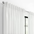 thumbnail image 3 of Waverly Serendipity Pinch Pleat Light-Filtering Window Panel, 25" X 63", White, 3 of 5