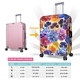 thumbnail image 6 of Kll The Garden Tricolor Pansy Flower Luggage Cover Suitcase Cover Suitcase Protector-Small, 6 of 8