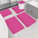 thumbnail image 4 of Juego de 5 Alfombrillas de Baño de Espuma | Alfombras de Baño Ultrasuaves y Antideslizantes | Lavables a Máquina, de Secado Rápido, Absorbentes de Agua | 40,6 X 60,9 Cm, 40,6 X 50,8 Cm, 38,1 X 43,2 C, 4 of 6