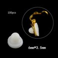 thumbnail image 1 of 100pcs Clear Earring Pads Silicone Comfort Earring Cushions For Clips On Earring, 1 of 5