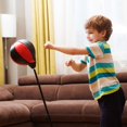 thumbnail image 4 of Sac de Frappe pour Enfants Sac de Frappe en Cuir PU avec Support et Gants de Boxe Hauteur Réglable Sac de Frappe pour Enfants Sac de Boxe Robuste Ensemble de Sacs de Boxe Jouet pour Garçons Filles, 4 of 11