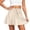 Beige, variant on Ediodpoh Satin Mini Skirt with Adjustable Drawstring Waist Casual Ladies Wrap Skirt for Summer Skirts for Women Green M