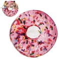 thumbnail image 5 of XINGAG Novelty Pink Sprinkle Donut Shaped Blanket, Funny Realistic Food Warm Throw Blanket, Soft Cozy Blanket for Sofa Bed,Unique Gift for Family Friends, 5 of 5