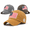 Khaki/Coffee/Gray, variant on KuKeDi 3 Pack American Flag Baseball Caps, Washed Cotton Adjustable Dad Hats for Men Women