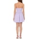 thumbnail image 3 of VESTIDO SIN TIRANTES DE CUELLO EN FORMA DE CORAZÓN DE INSPIRE CHIC, VESTIDO MINI ACAMPANADO, LILA CLARO M, 3 of 6