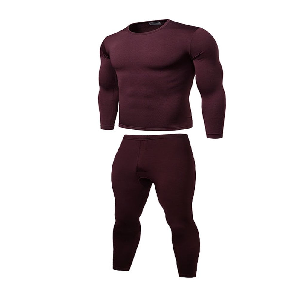 EIMELI sous-Vêtements Thermiques en Velours Chaud pour Hommes