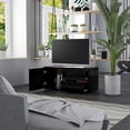 thumbnail image 3 of "IM Beauty TV Stand, Entertainment Stand for TV TV Cabinet Sonoma Oak 31.5""x13.4""x14.1"" Black", 3 of 10