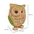 thumbnail image 2 of Owl Statue and Figurine for Home Decor Accents Adorable Owl for Shelf Bookshelf Bedroom Living Room Office Table Desk Modern Decorations Animal Owl Sculpture for Birds Lovers, 2 of 7