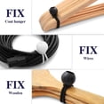 thumbnail image 5 of Ball Bungee Cords,30Pcs Bungee Cords with Balls,Heavy Duty Tarp Bungee with Balls 6 Inch,Weather Resistant Tie Down Strap Cords Bungee Ball for Camping,Tents,Outdoor Holding Wire(Black), 5 of 5