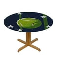 thumbnail image 3 of Tennis Sport Star Round Tablecloth with Elastic Fitted Table Cover, 3 of 8