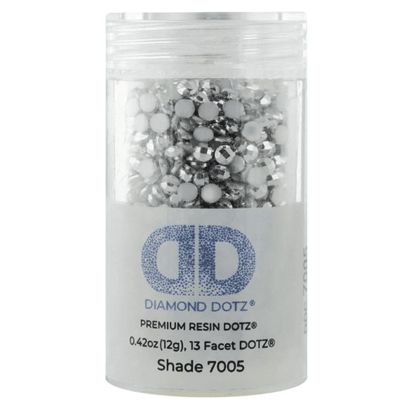 Diamond Dotz 2.8MM 12G Single Cylinder (1 Pack) Silver Metallic AB - Freestyle Diamond Painting Beads, Diamond Art Beads, Replacement Drills, Loose Gems for DIY Crafts and Art Projects