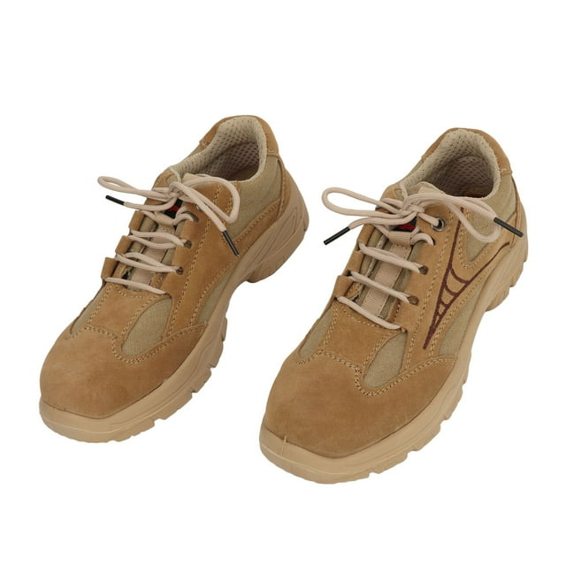 Zapatos De Seguridad Hombres Ligeros Livianos Protegen El Impacto De Los Pies De Acero Pinculación De Punción Sin Deslizamiento Para El Trabajo Soled Soled Phaki Para Trabajos De