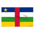 thumbnail image 1 of Central African Republic 3x5ft Nylon Flag with Pole Hem Only - Banner, 1 of 1