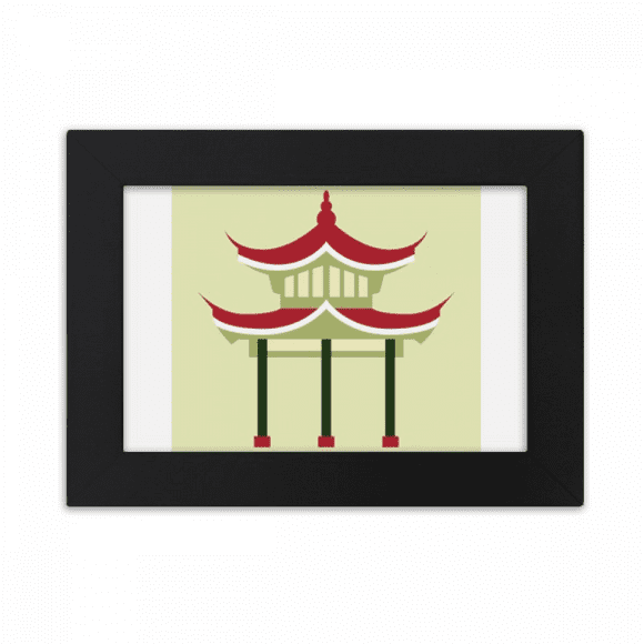 Pavilion China Pattern Art Deco Fashion Desktop Photo Frame Ornaments Picture Art Painting