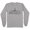 Gray, variant on Skyline Brussels Belgium Long Sleeve Shirt Unisex Large White
