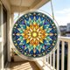 thumbnail image 4 of Traductor de rompecabezas acrílico atrapaluz con 83 piezas con formas, diseño floral, reflejo de luz solar, decoración colgante para ventana, regalo para aliviar el estrés en adultos, 4 of 9