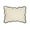 Dark Linen_Black, variant on Lush Decor Coastal Chic 20" x 13" Scalloped Edge Dark Linen & Black Throw Pillow Cover