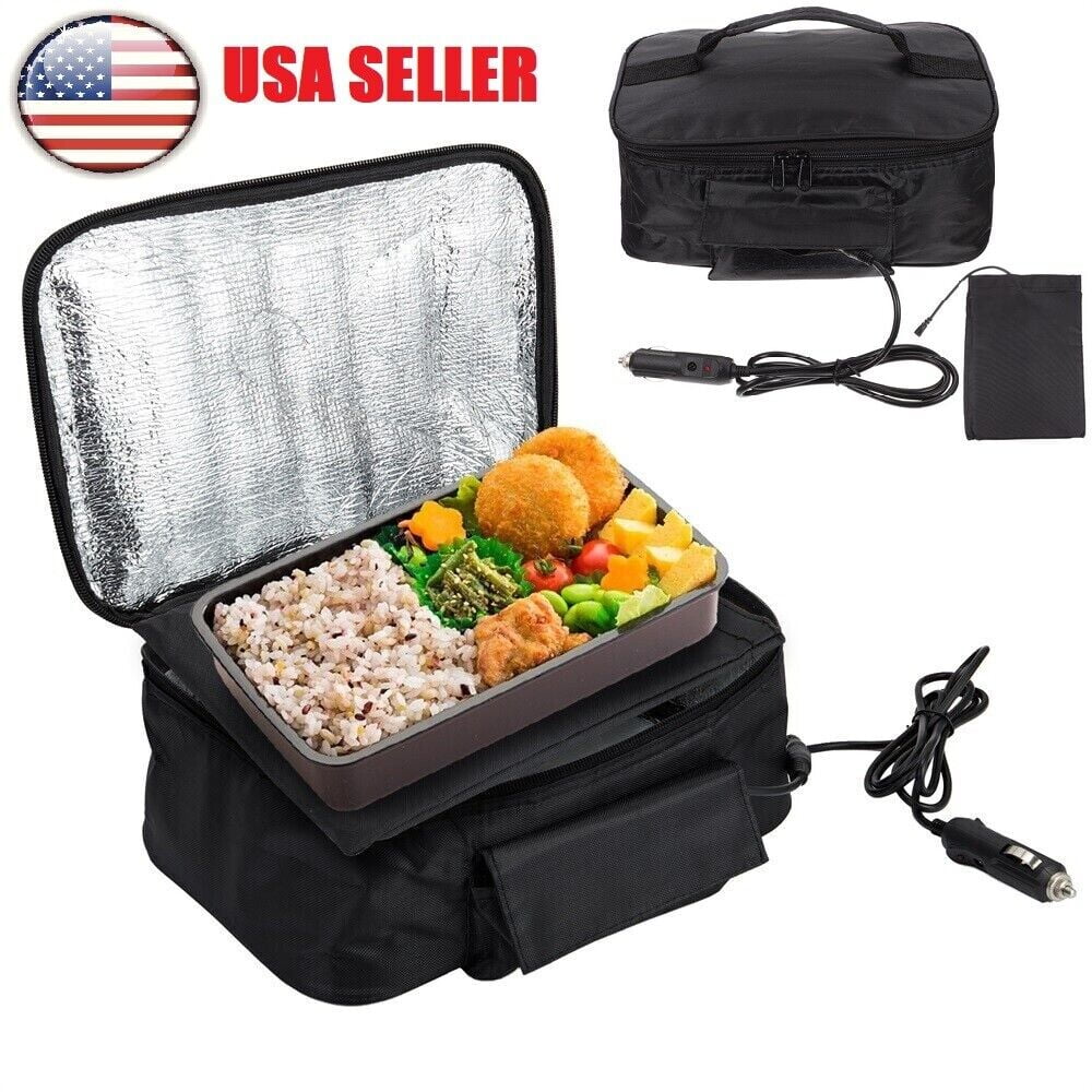 12V Portable Car Electric Heating Lunch Box Food Warmer Container Cooler  Bag New - AliExpress