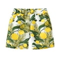 thumbnail image 1 of Pantalones estampados para niños y niñas, con cintura elástica y de secado rápido. Traje de baño de poliéster para niña., 1 of 7