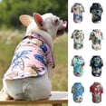 thumbnail image 2 of Dog Hawaiian T-Shirt – Tropical Pineapple Floral Print Pet Tee,Lightweight Summer Beach Shirt for Small Medium Dogs & Cats,Puppy Apparel, 2 of 6