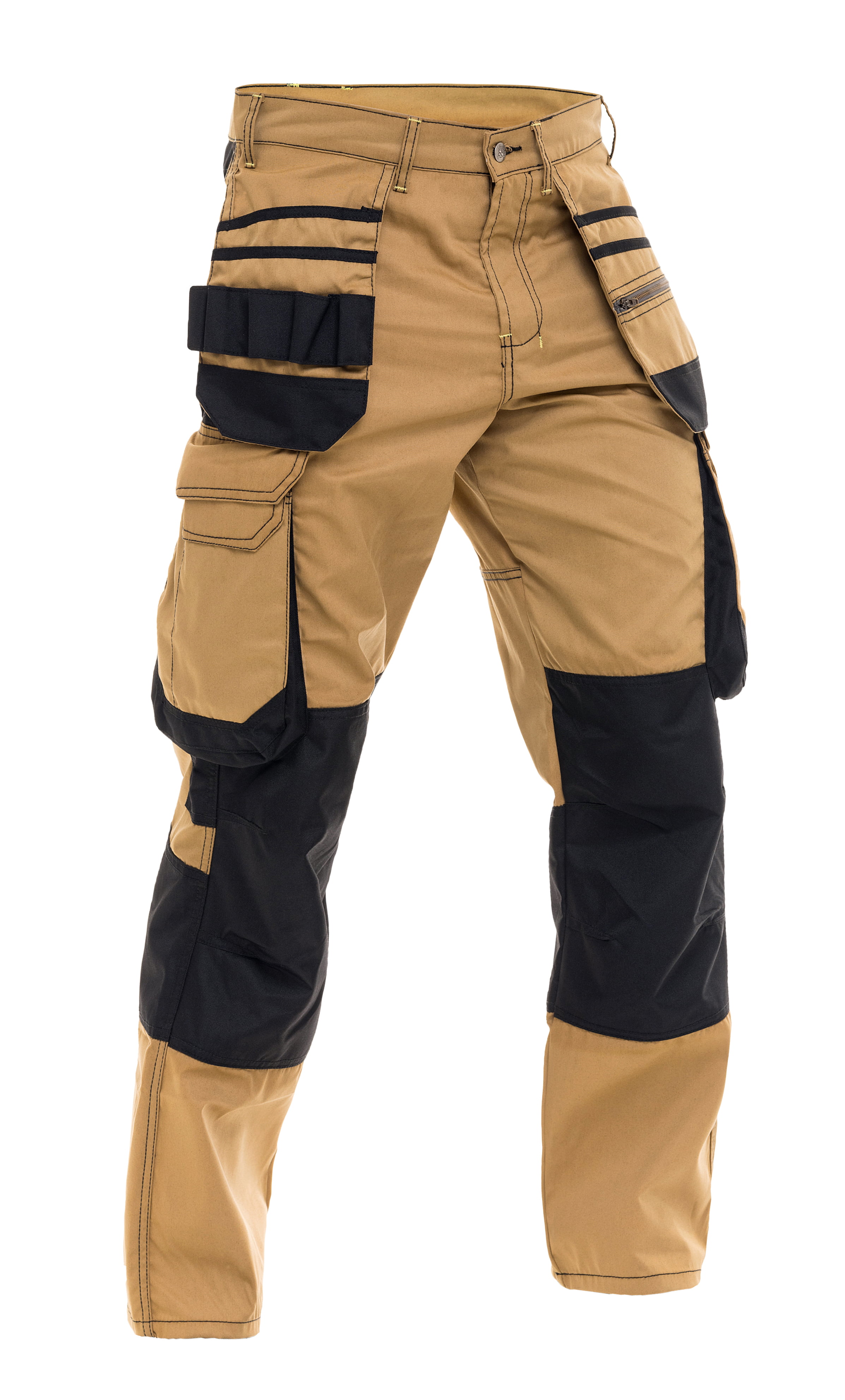 Mens Cargo Combat Work Trousers Army Military Security Multi Pocket Heavy  Duty  eBay