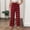C-Red362, variant on JIAYUE Unisex Slacks For Kids Plaid Pants Straight-Leg Sweatpants Girlfriend Mid Waisted For Kids Fall Winter Warm Base Layer