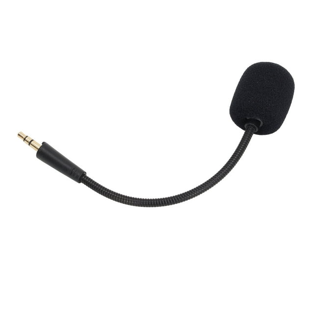 Casque de Jeu avec Microphone, Prise Plaquée Or ABS 3.5mm Remplacement Micro de Jeu pour Communication