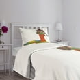thumbnail image 5 of Ambesonne African Quilted Bedspread Set 2 Pcs, Mother Map, Twin Size, Multicolor, 5 of 6