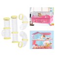 thumbnail image 4 of 8Pcs Hamster Tubes Set Connected Tunnels Small Pets Plastic Training Animals DIY Plastic Training Tools Yellow, 4 of 9