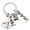 K175, variant on Geemin Chemistry Molecule Bag Pendant Alloy Keychain Molecular Structure Key Rings for Science Lovers and Key Management