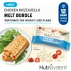Nutrisystem Frozen Chicken Mozzarella Lunch Melt, Packaged Meal, 12 Count