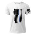 thumbnail image 3 of Caqnni American Flag T Shirts for Men Stars and Stripes Patriotic Fashion Casual Tops 4th Of July Graphic Tees Men(White,3XL), 3 of 4