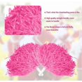 thumbnail image 2 of 2 Pcs Cheerleader Pom Poms for Sports Party Dance Accessory pink, 2 of 5