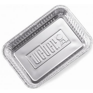 Weber 6415 Small Aluminum Drip Pans For Spirit, Genesis, Genesis II/LX 200 and 300, & Q Gas Grills - 10 Pack