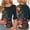 Multicolor, variant on ALLLIST Summer Womens Tops 3/4 Sleeve Crew Neck Blouse Floral Casual Ruffle Pullover Women's Clothing