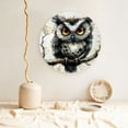 thumbnail image 5 of Cauagu Whimsical Owl On Branch Print Bone China Decorative Plate, Wall Mount Plate Holiday Decor Decorative Ceramic Plates with Stand Elegant Household Plates Decorative-6in, 5 of 6