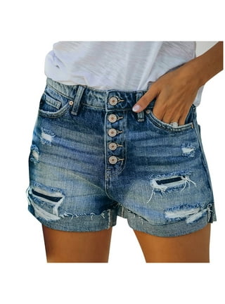 Tummy control jean clearance shorts