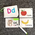 thumbnail image 4 of Fun Alphabet Learning Cards - Wipe-Clean Uppercase & Lowercase Letter Flashcards with Engaging Animal, Cartoon, Fruit Patterns for Early Childhood Education and Spelling Development - Perfect Gift for, 4 of 5