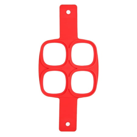 

Tiyuyo Silicone 4 Hole DIY Pancake Maker Bake Cake Mold Mini Egg Tools (Square)