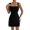 Black, variant on Women's European Style Fitted Strapless Short Dress