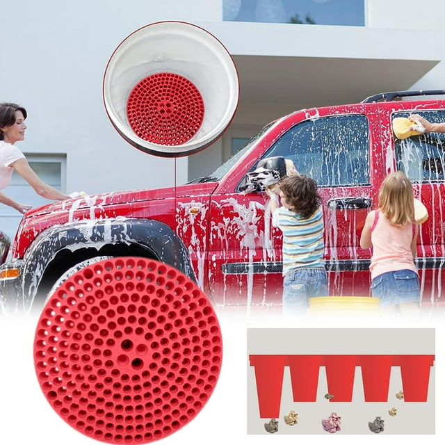 CEHVOM Car Accessories,Car Wash Shop Tools Car Wash Sand And Gravel Car Wash Isolation Net Funnel Car Wash Bucket Sand And Gravel Filter Screen