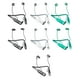 thumbnail image 4 of Injueey Auricular colgante de cuello ABS, compatible con Bluetooth, reemplazo de Control de botón, auriculares deportivos, reproductor de Cables de audio/vídeo Blanco Tipo 2, 4 of 6
