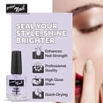 thumbnail image 6 of PRONAIL - Nail Polish Top Coat 0.5 Oz - Professional Strength, Long Lasting, Manicure and Pedicure, High Gloss Shine and Chip Resistant, 6 of 7