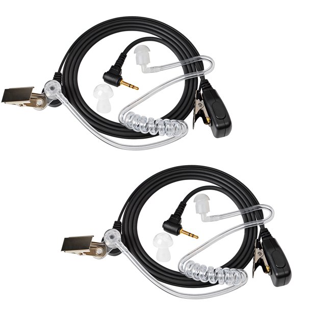 YNIBST Tactical Law Enforcement Earpiece with PTT Mic for Motorola