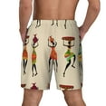 thumbnail image 3 of Kdxio African Women In Traditional Clothes Print Men'S Swim Trunks With Compression Liner 7 Inch Inseam Quick Dry Swim Shorts, 3 of 7