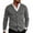 Dark Gray #1, variant on Zimjoy Cardigan Sweaters for Men Casual V Neck Cardigan Long Sleeve Slim Fit Button Down Cable Knitted Sweater Vintage Lightweight Open Front Fall Clothes with Pocket, Blue 2XL