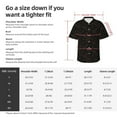 thumbnail image 5 of Gaeub Autumn Leaves1 Print Men's Hawaiian Shirt,Button Down Short Sleeves Shirts,Tropical Beach Casual Button Down Shirts,XX-Large, 5 of 7