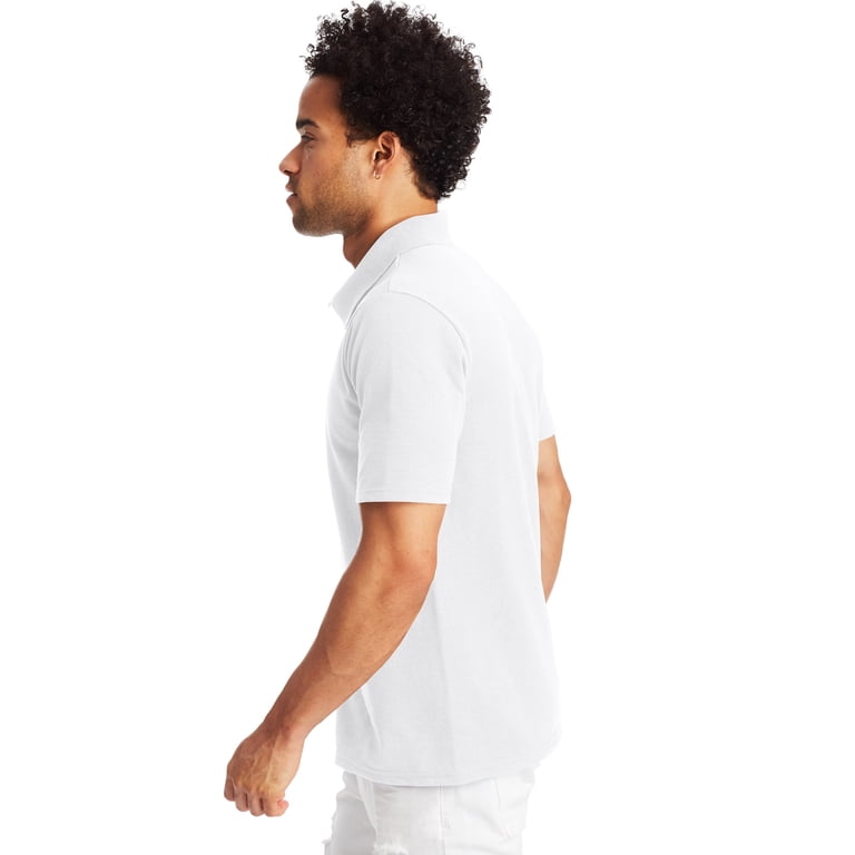 Hanes Men's Pique Polo Shirt photo 2